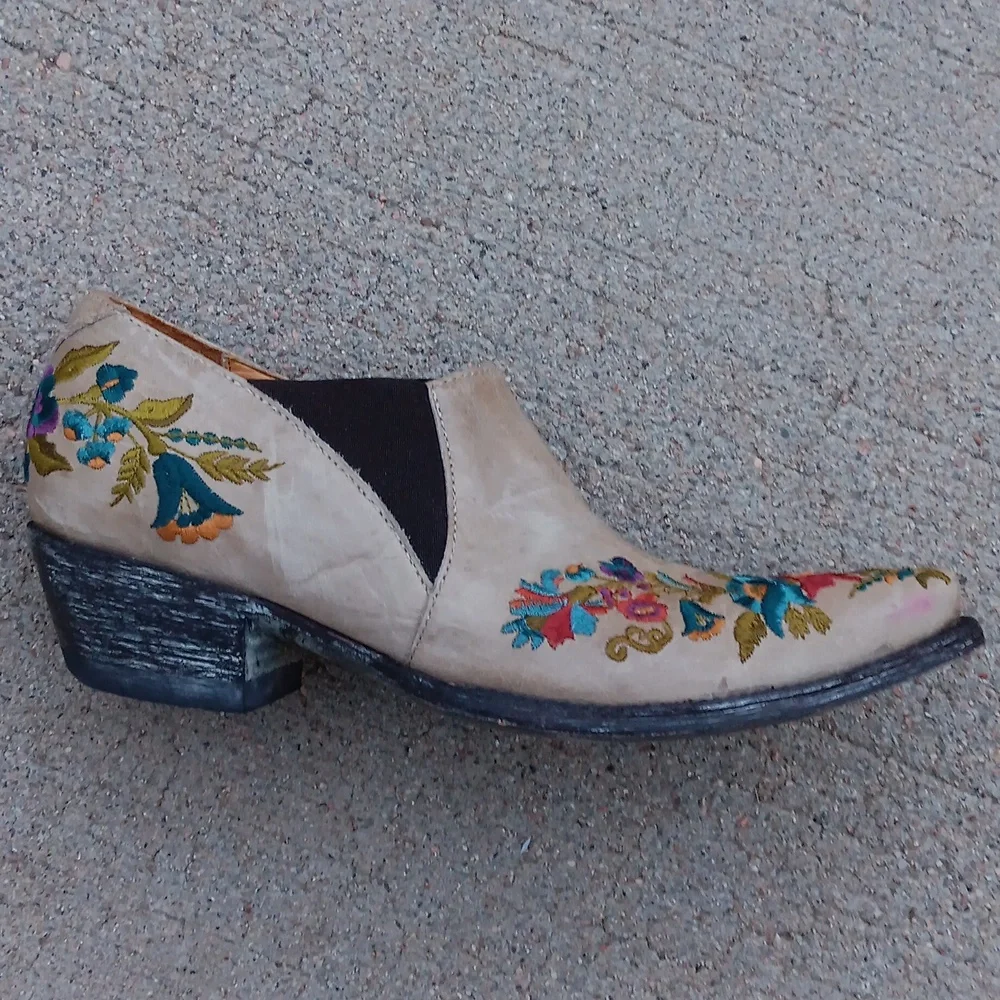 Old Gringo Jasmine Booties Floral Embroidered Womens 8 - Picture 2 of 10